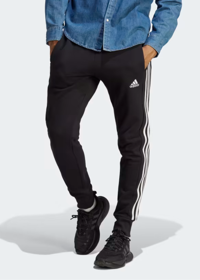 ESSENTIALS FRENCH TERRY TAPERED CUFF 3 STRIPES PANTS Egsports