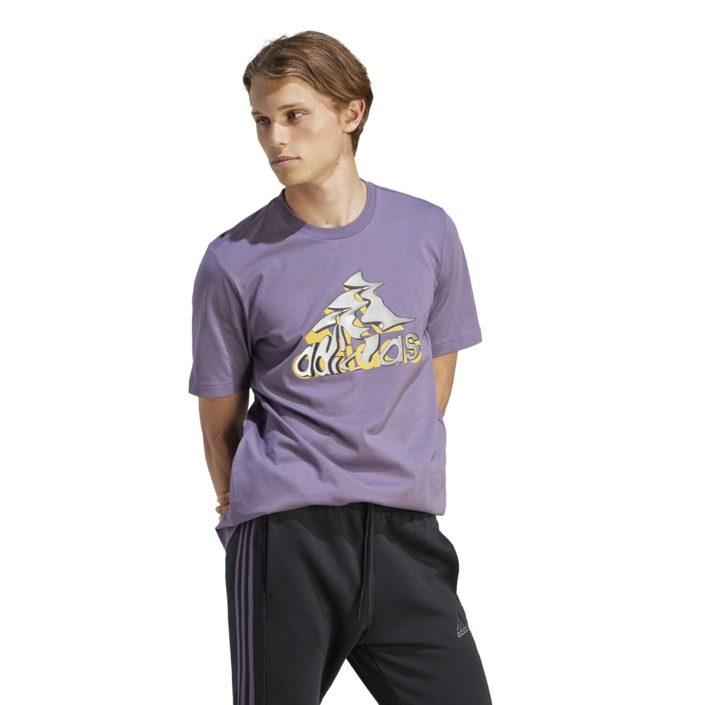 ADIDAS CASUAL AUGMENTED PURPLE COTTON MEN'S SPORTS
