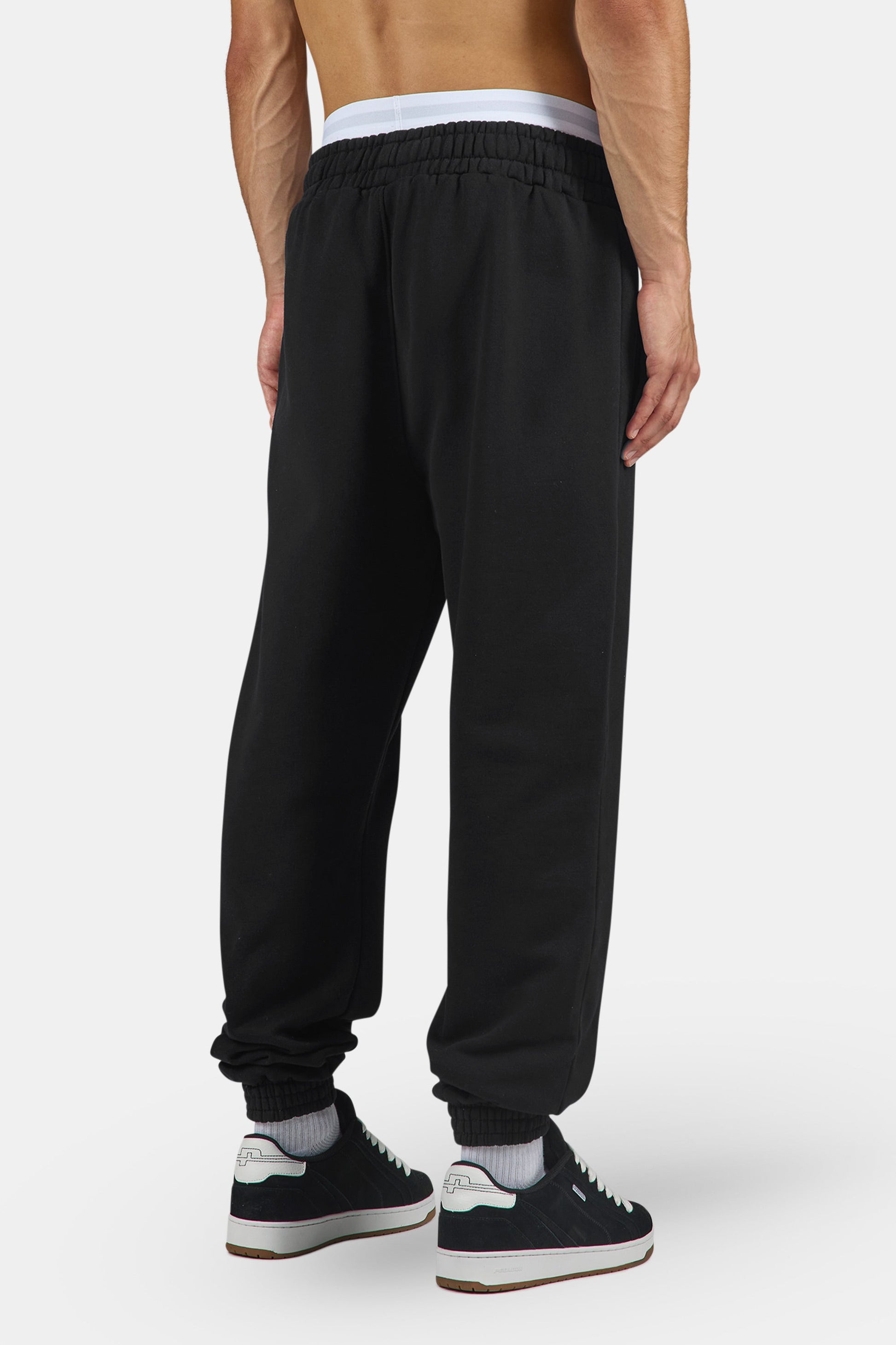 Logo Heavy Sweat Jogger Washed Black