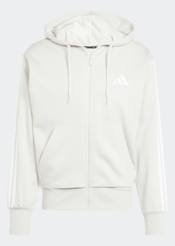 Essentials 3-Stripes Fleece Hoodie