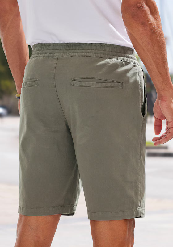 Cotton Linen Shorts by Mo