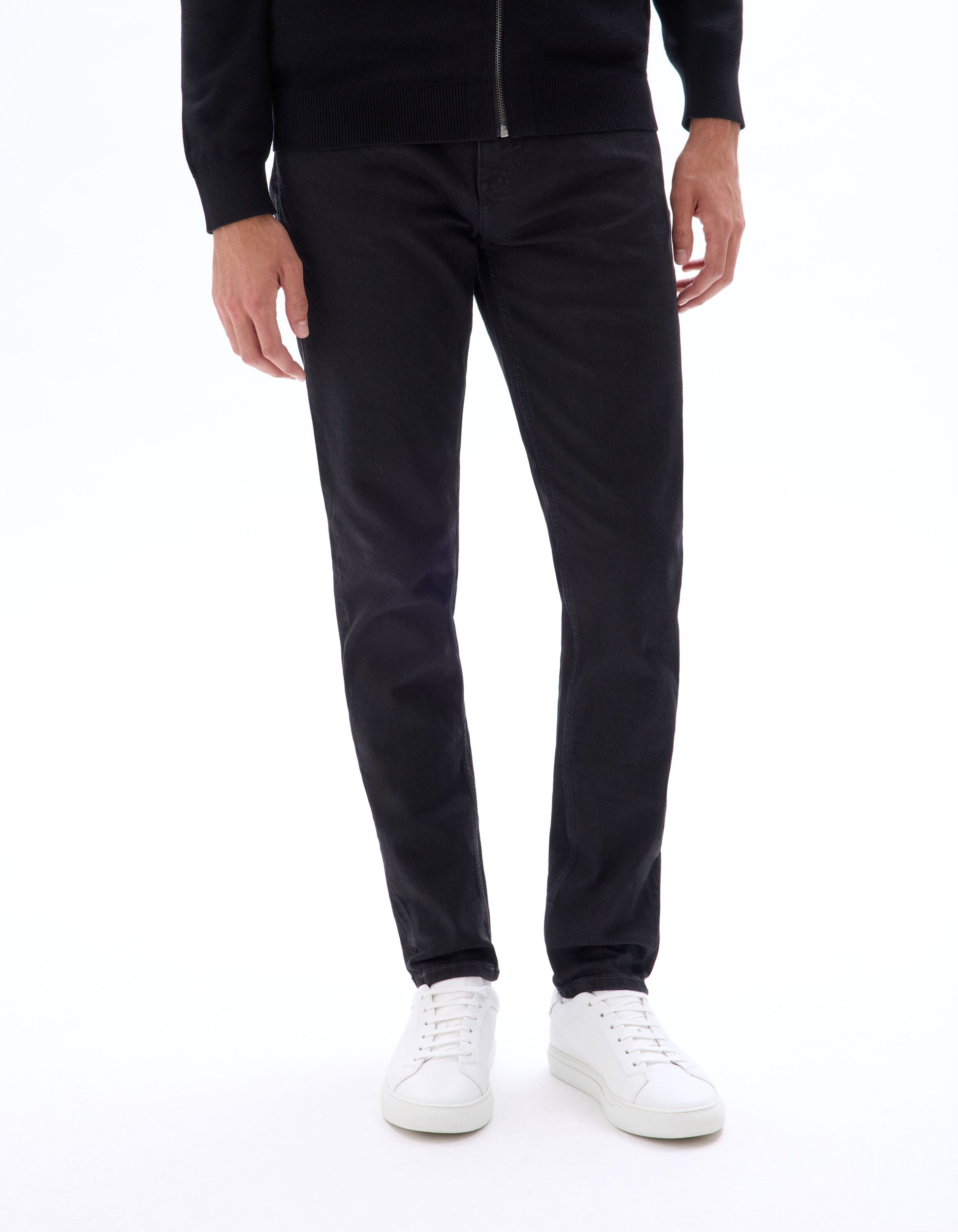 Slim stretch cotton jeans - black CELIO
