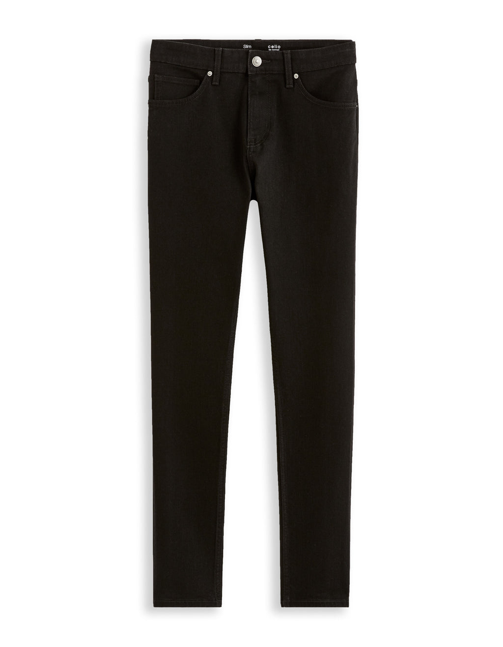 Slim stretch cotton jeans - black CELIO
