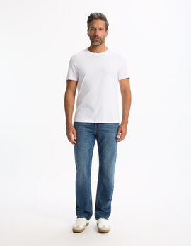 celio Jean C.5 regular stretch cotton 3 lengths - stone blue