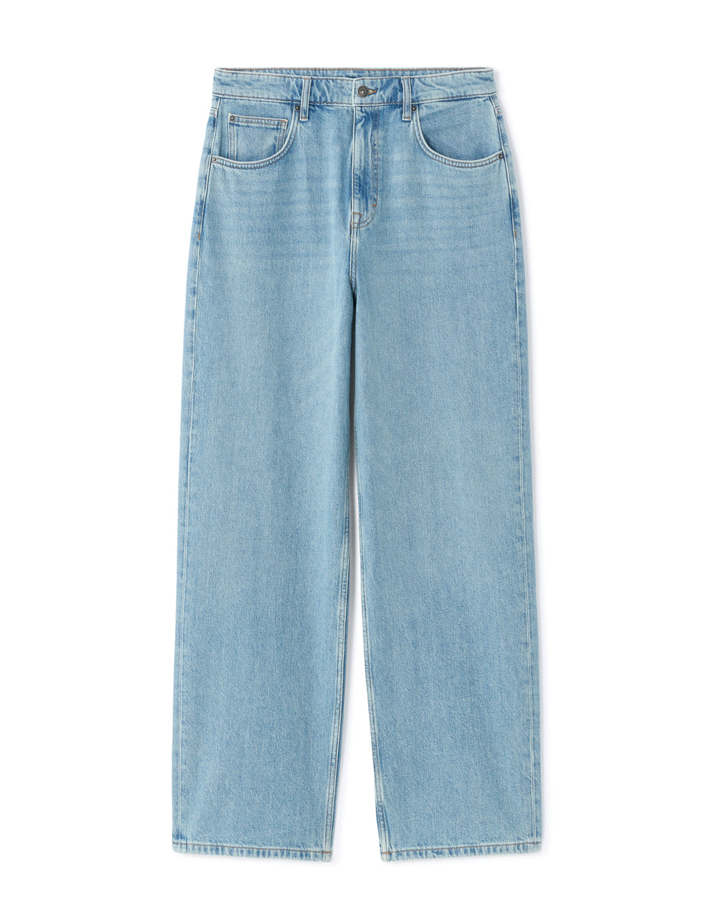 Baggy jeans, 100% cotton - light blue