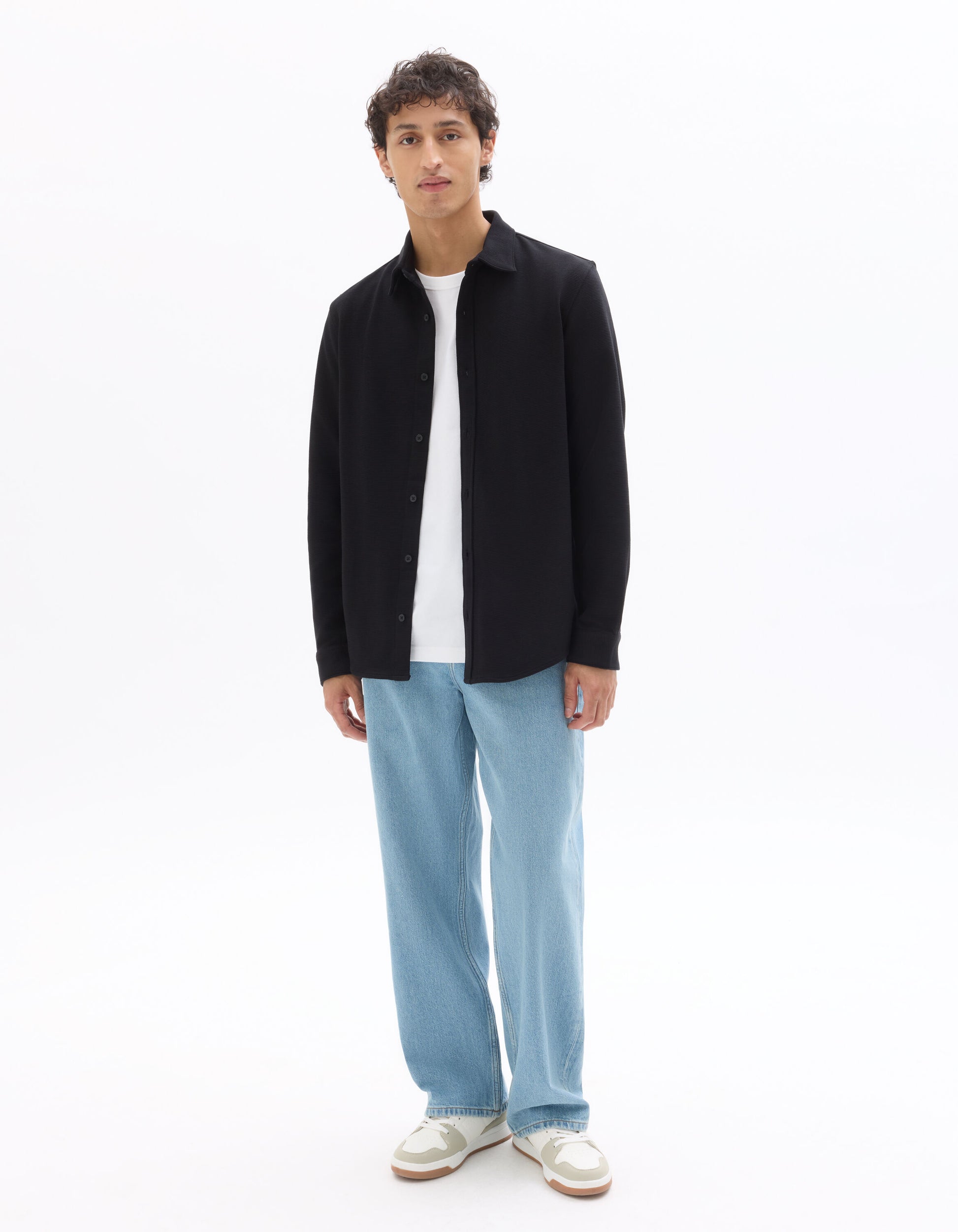 Baggy jeans, 100% cotton - light blue