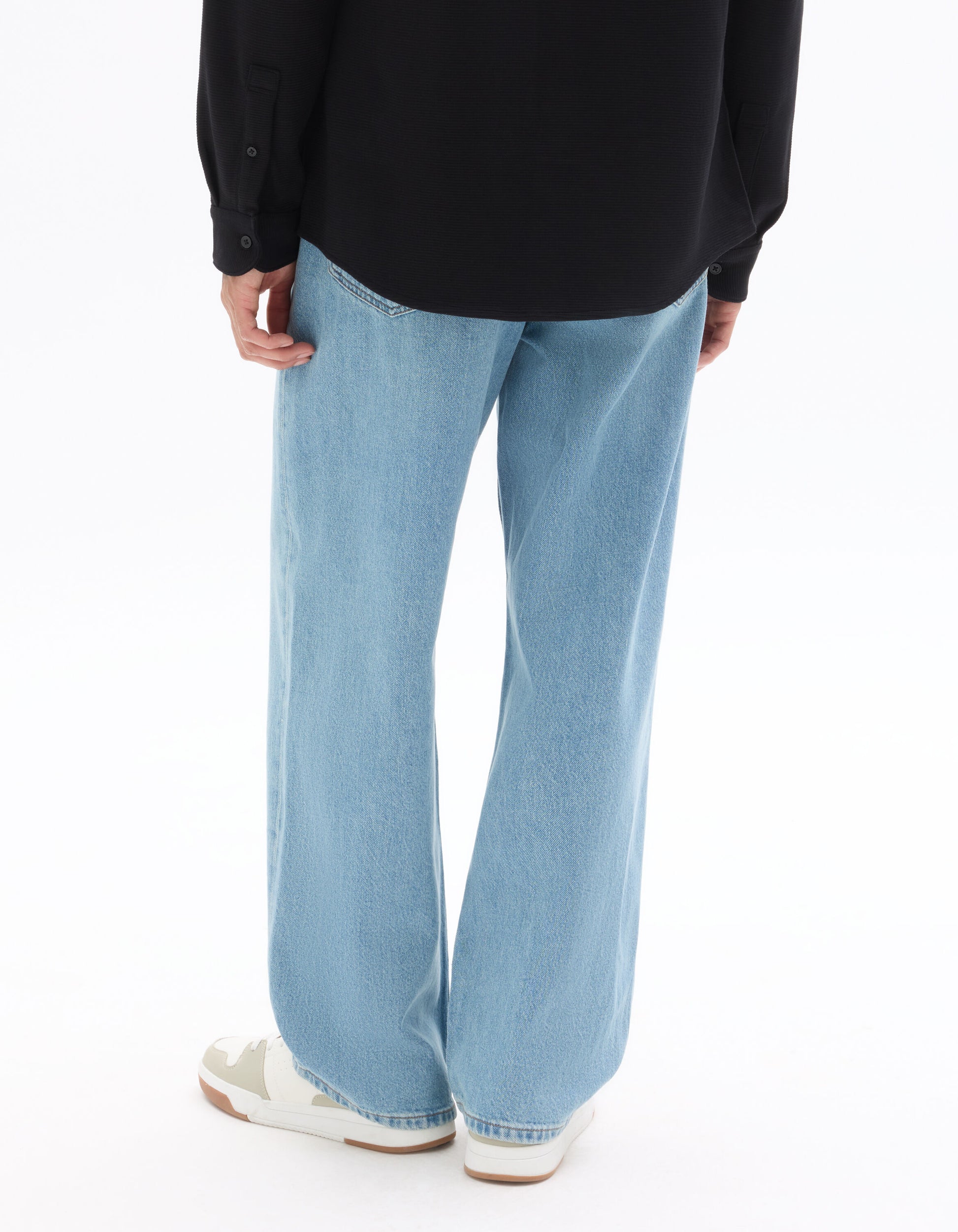 Baggy jeans, 100% cotton - light blue