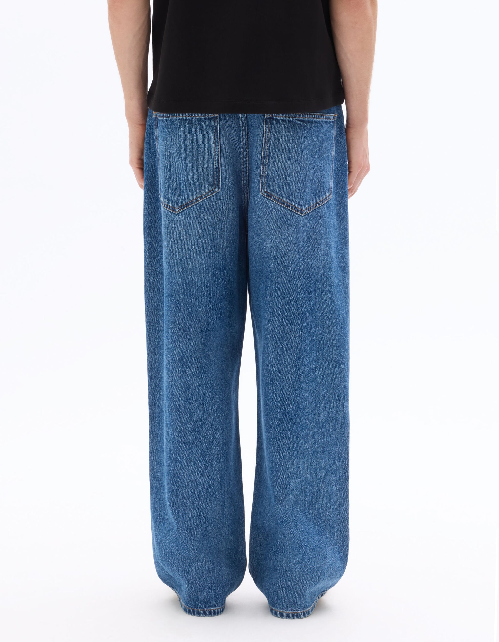 CELIO Jean super baggy 100% coton - double stone