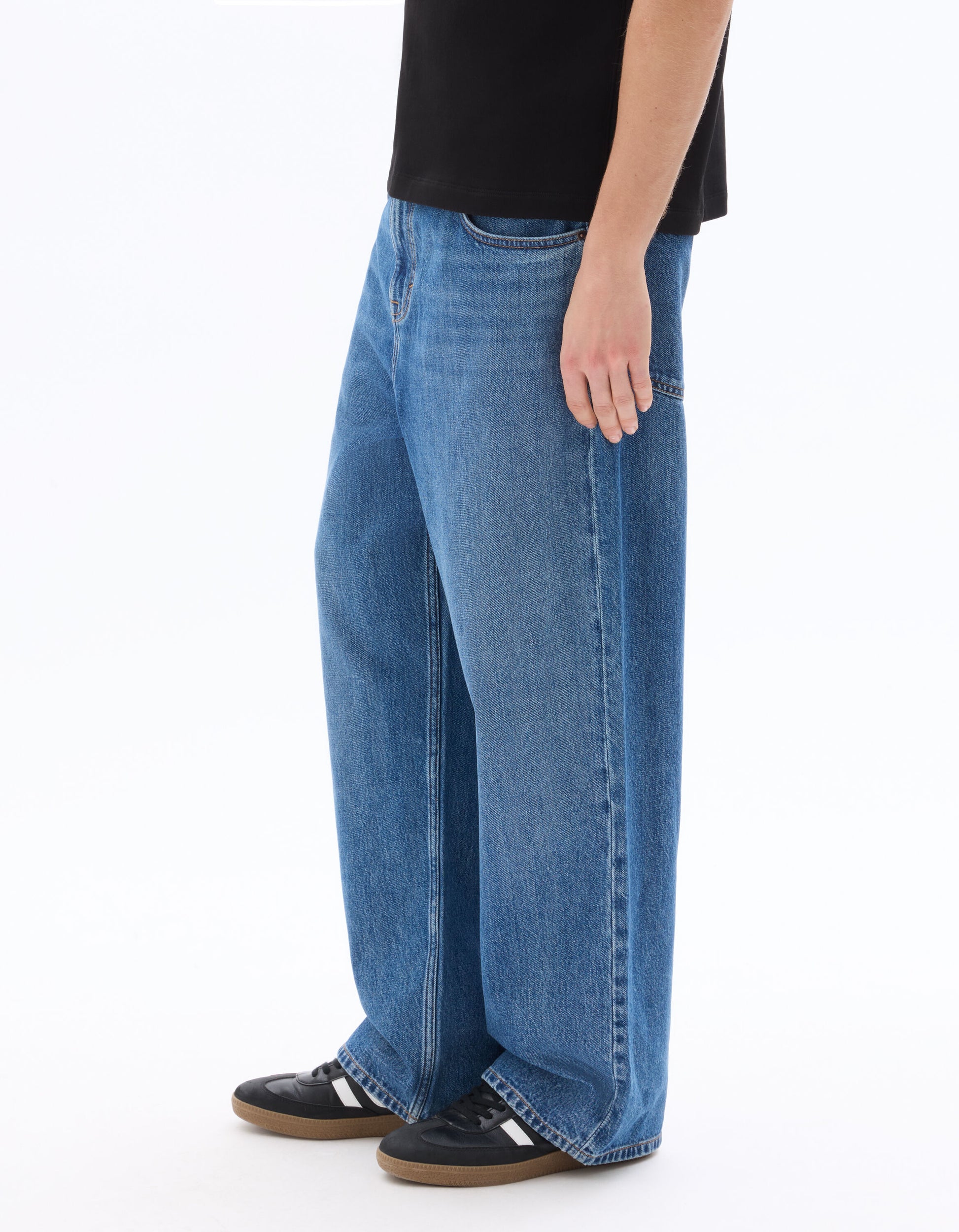 CELIO Jean super baggy 100% coton - double stone