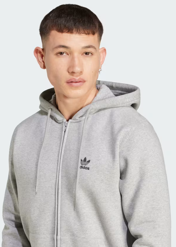 Trefoil Essentials Full-Zip Hoodie