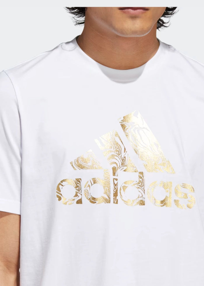 Adidas LIQUID FOIL BADGE OF SPORT GRAPHIC TEE