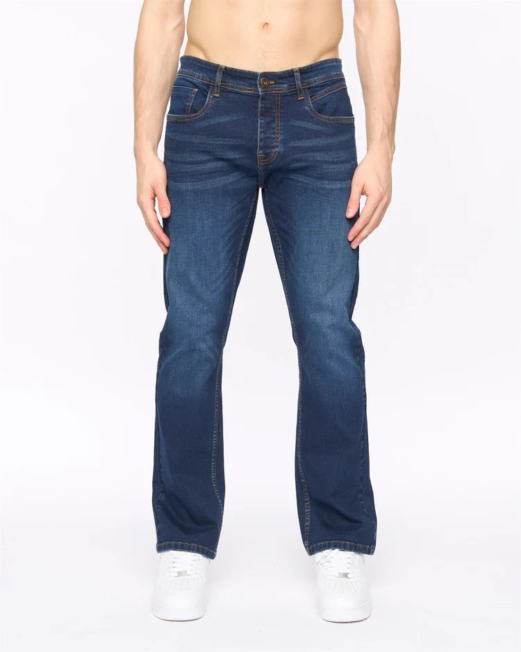 Winsbury Bootcut Jeans Dark Wash (crosshatch)