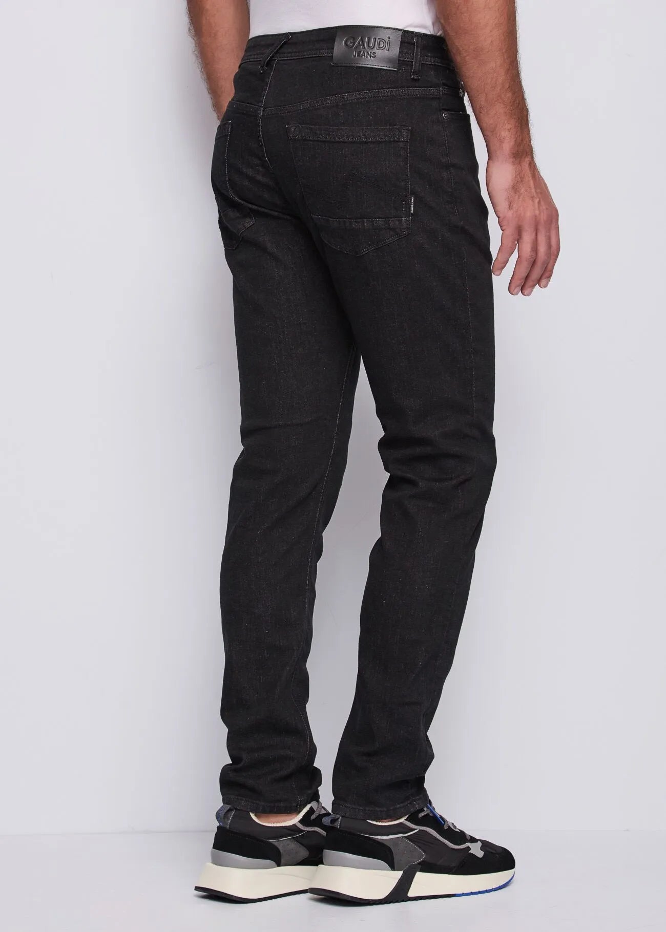 Slim black cotton jeans (Gaudi)