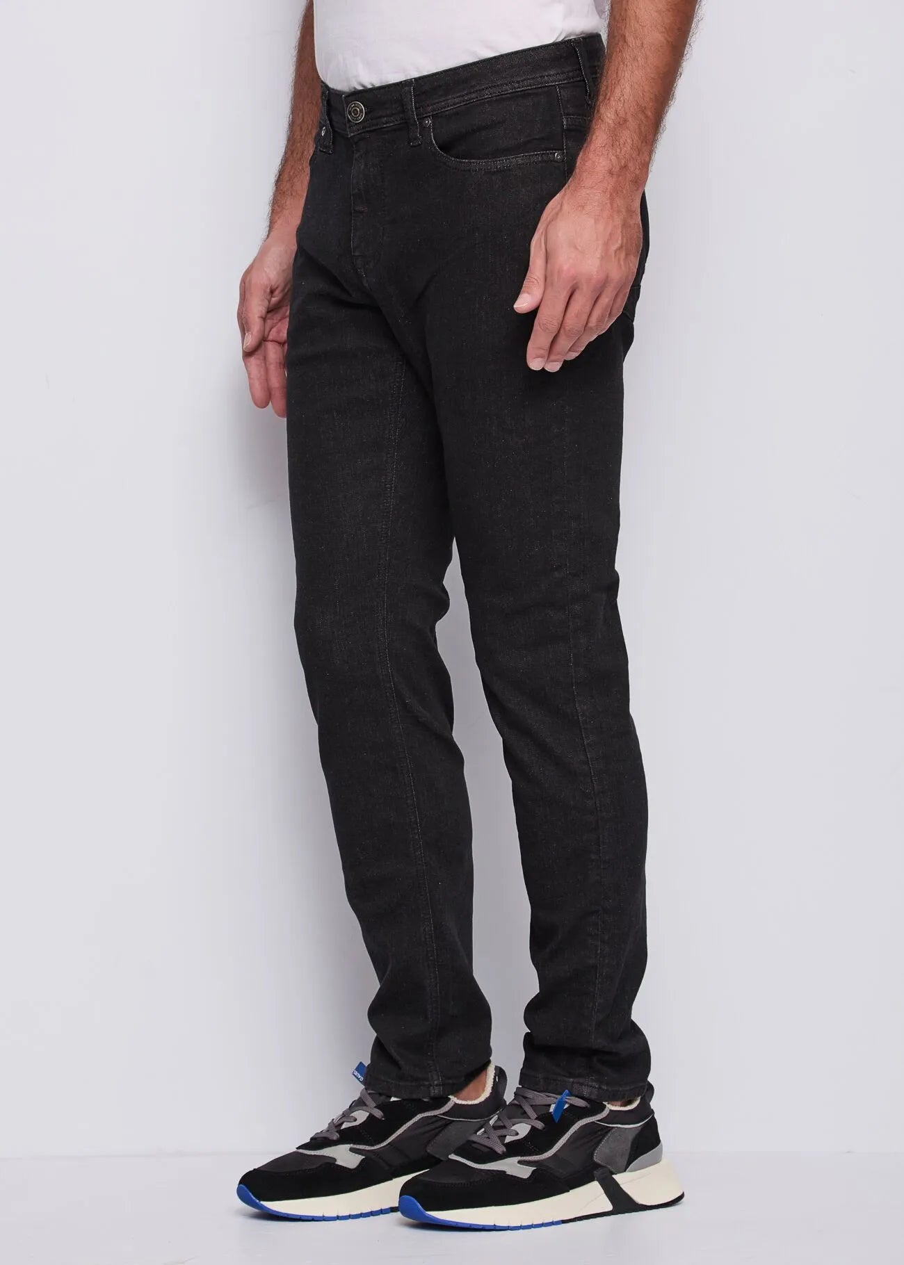 Slim black cotton jeans (Gaudi)