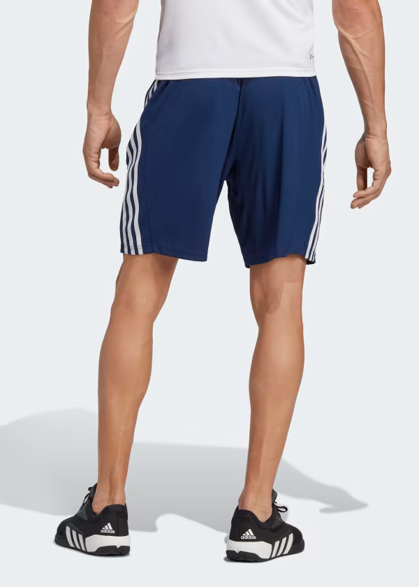 TRAIN ESSENTIALS PIQUÉ 3-STRIPES TRAINING SHORTS