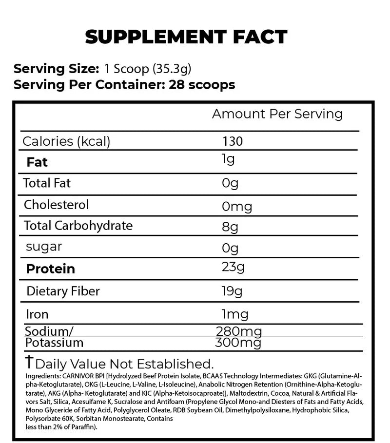 CARNIVOR   BEEF   PROTEIN   SHRED