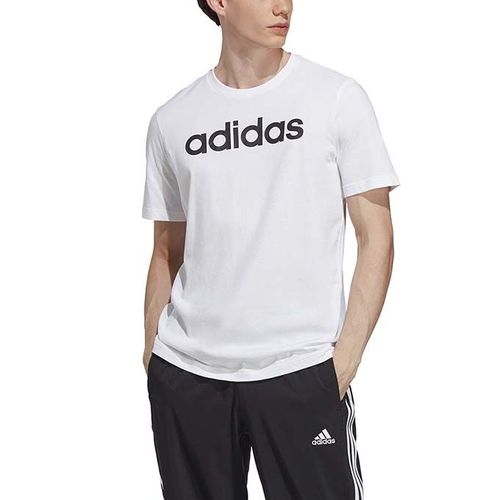 ADIDAS Essentials Single Jersey Linear Embroidered Logo T-Shirt - Men