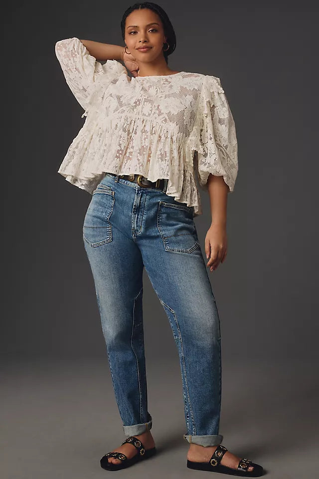 Pilcro The Wanderer Mid-Rise Relaxed-Leg Jeans