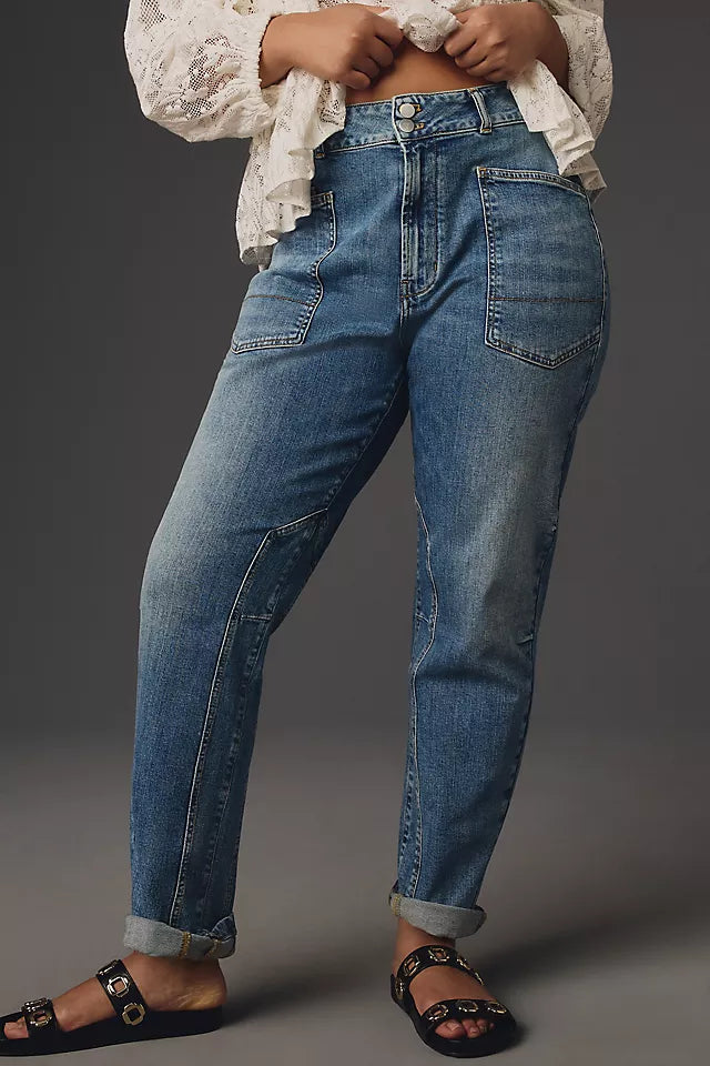 Pilcro The Wanderer Mid-Rise Relaxed-Leg Jeans