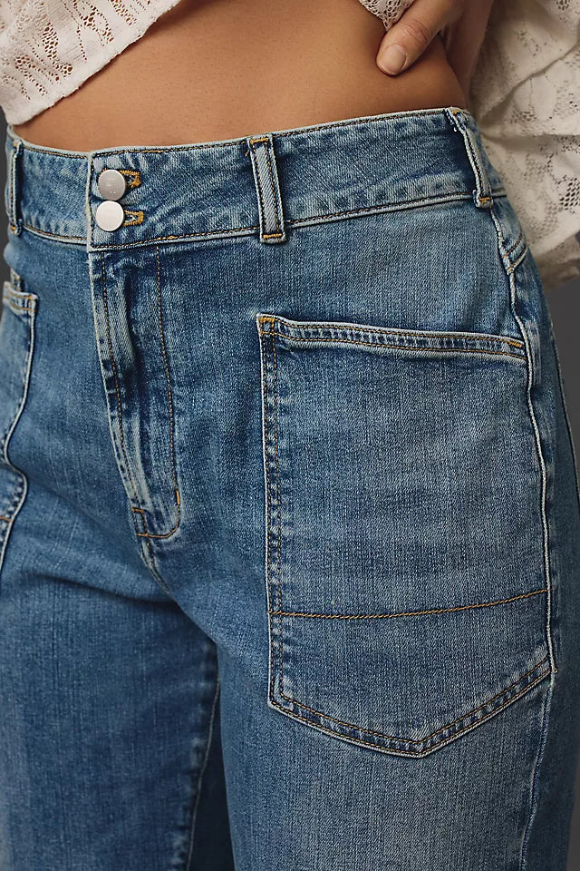 Pilcro The Wanderer Mid-Rise Relaxed-Leg Jeans
