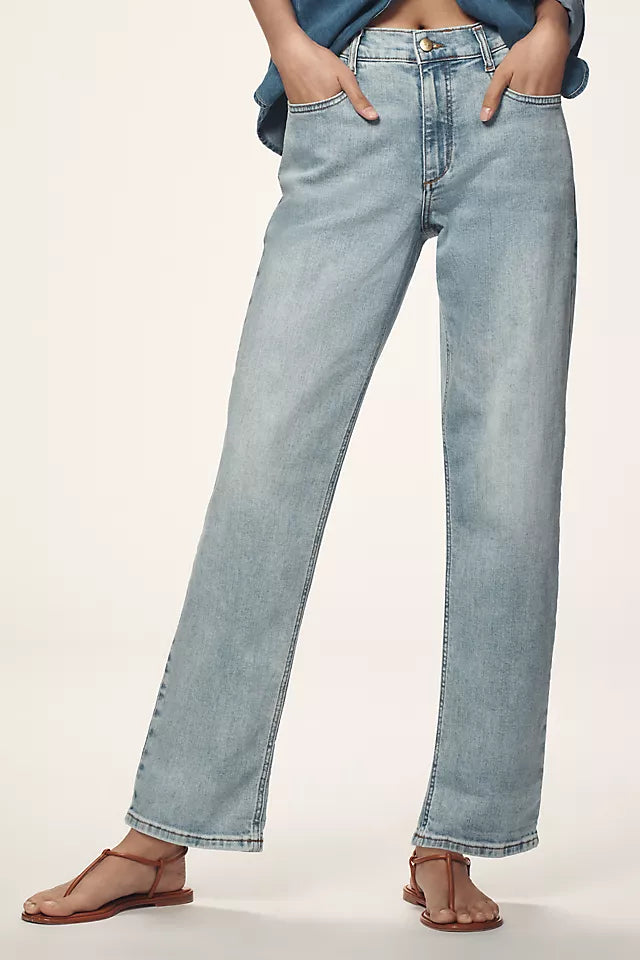 Pilcro Baggy Slim Boyfriend High-Rise Relaxed Jeans