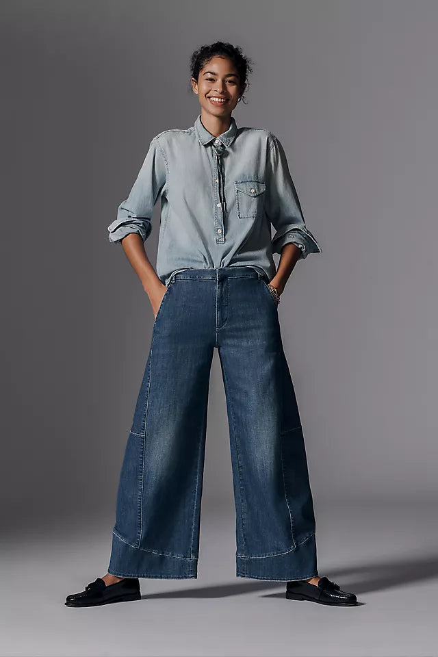 Pilcro Full Curve High-Rise Wide-Leg Jean