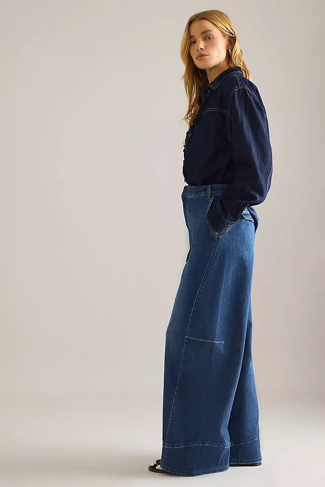 Pilcro Full Curve High-Rise Barrel Jeans