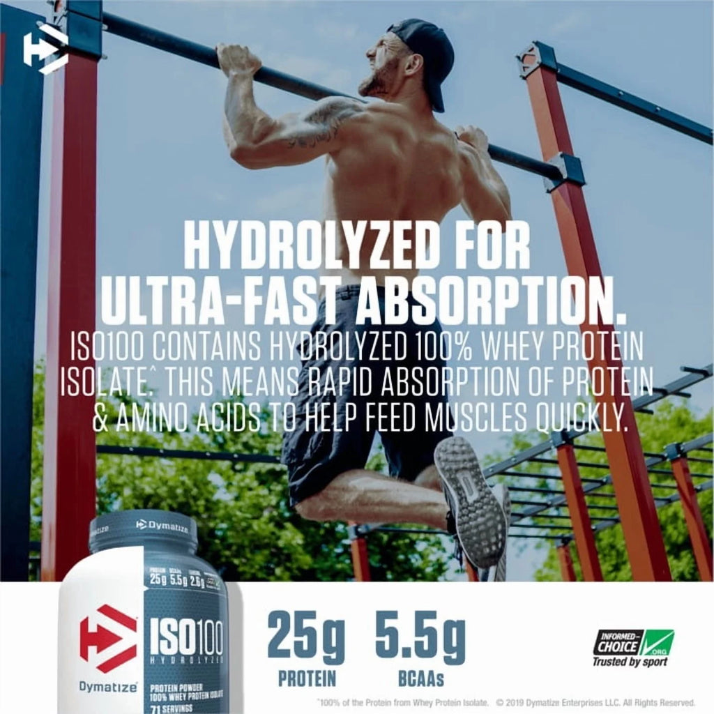 Dymatize ISO100 Hydrolyzed Whey Isolate Protein Powder