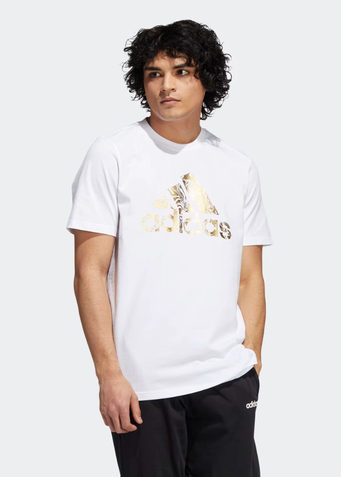 Adidas LIQUID FOIL BADGE OF SPORT GRAPHIC TEE