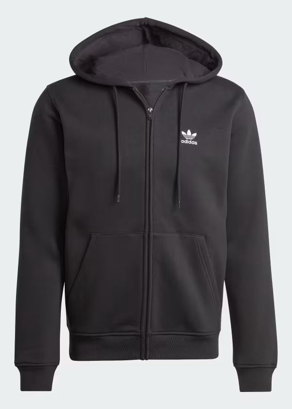 Trefoil Essentials Full-Zip Hoodie