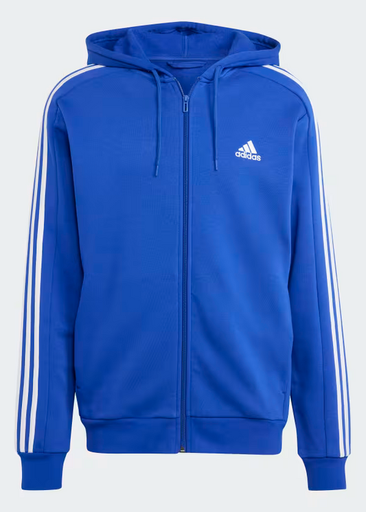 Essentials Fleece 3-Stripes Full-Zip Hoodie