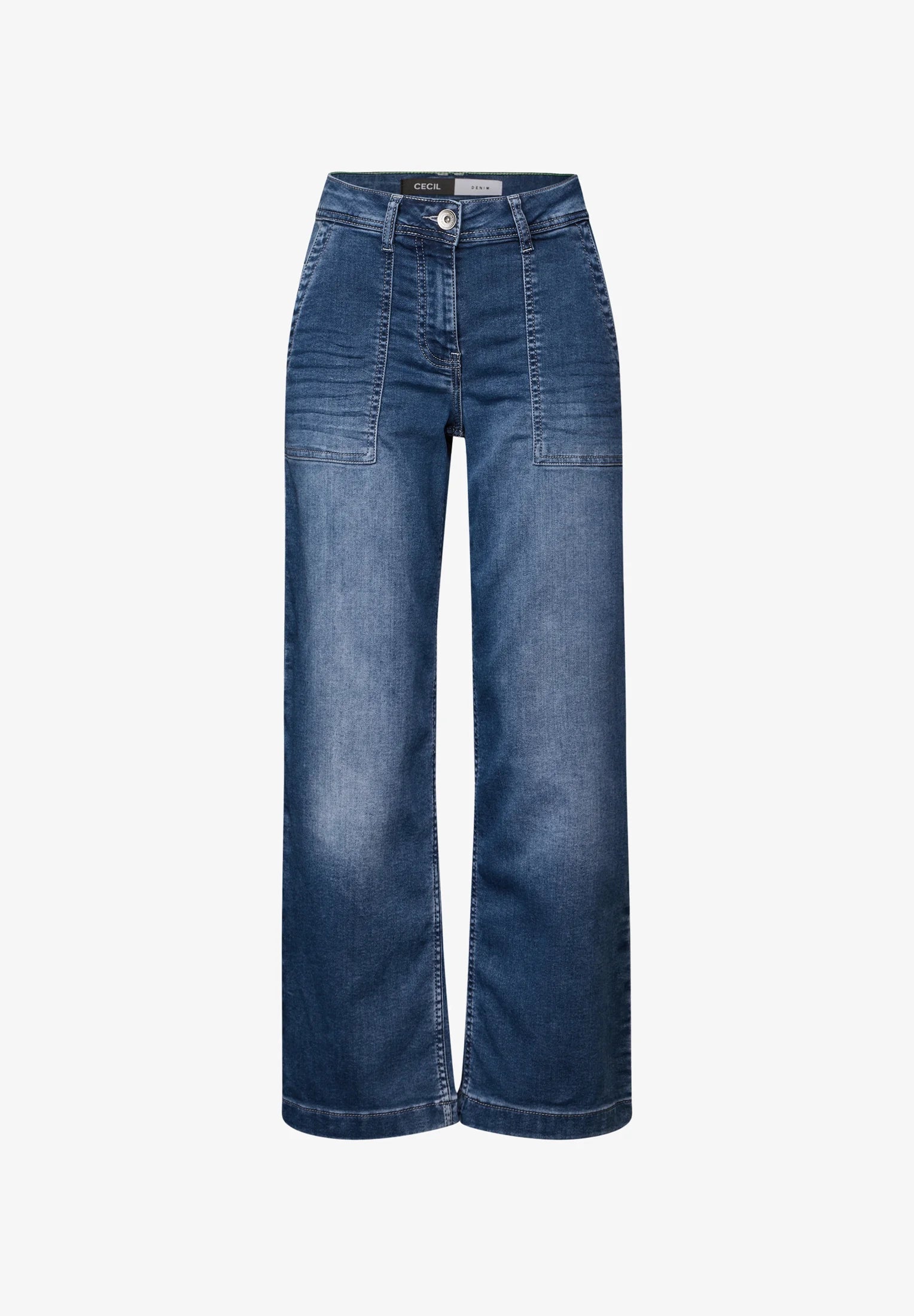 Street One Flared Jeans - blau