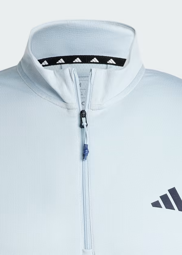 Adidas TRAIN ESSENTIALS SEASONAL TRAINING 1/4-ZIP LONG SLEEVE TEE