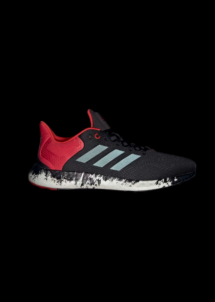 Adidas men's pureboost ltd running shoes  shop black/red