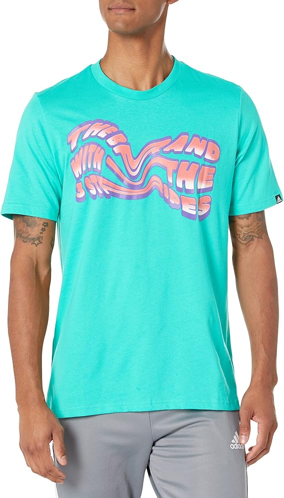 Adidas Men's Summer Heat Verbiage Graphic Tee