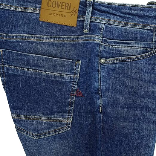 Coveri Men's Slim Fit Denim Jeans