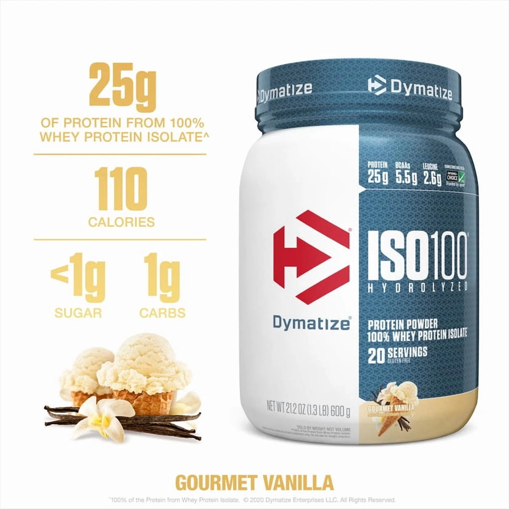 Dymatize ISO100 Hydrolyzed Whey Isolate Protein Powder