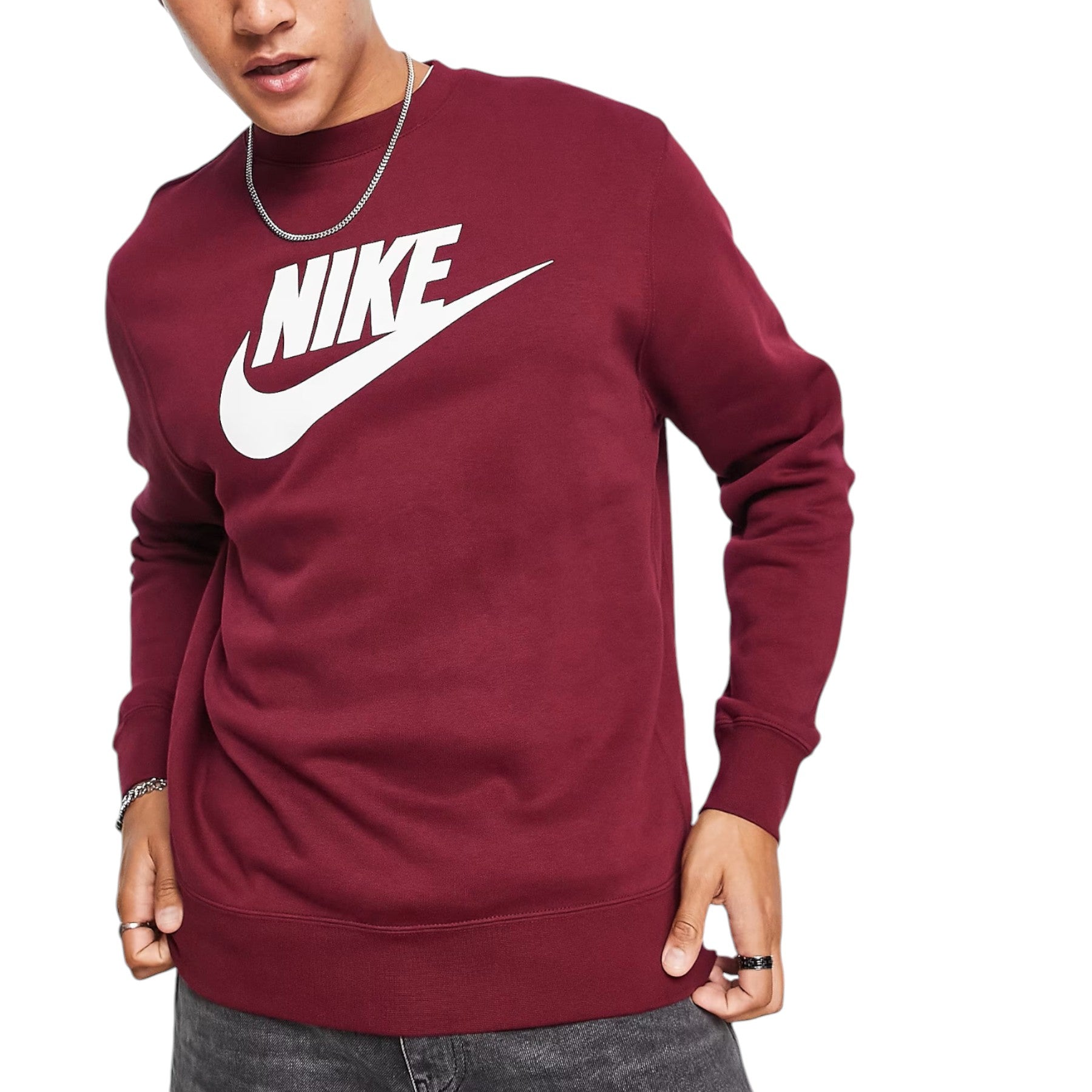 Mens Sweatshirt Sportswear Club Fleece