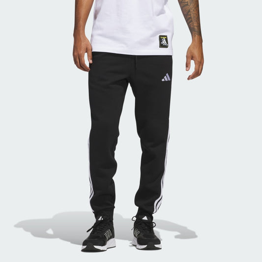 Essentials 3-Stripes Fleece Pants