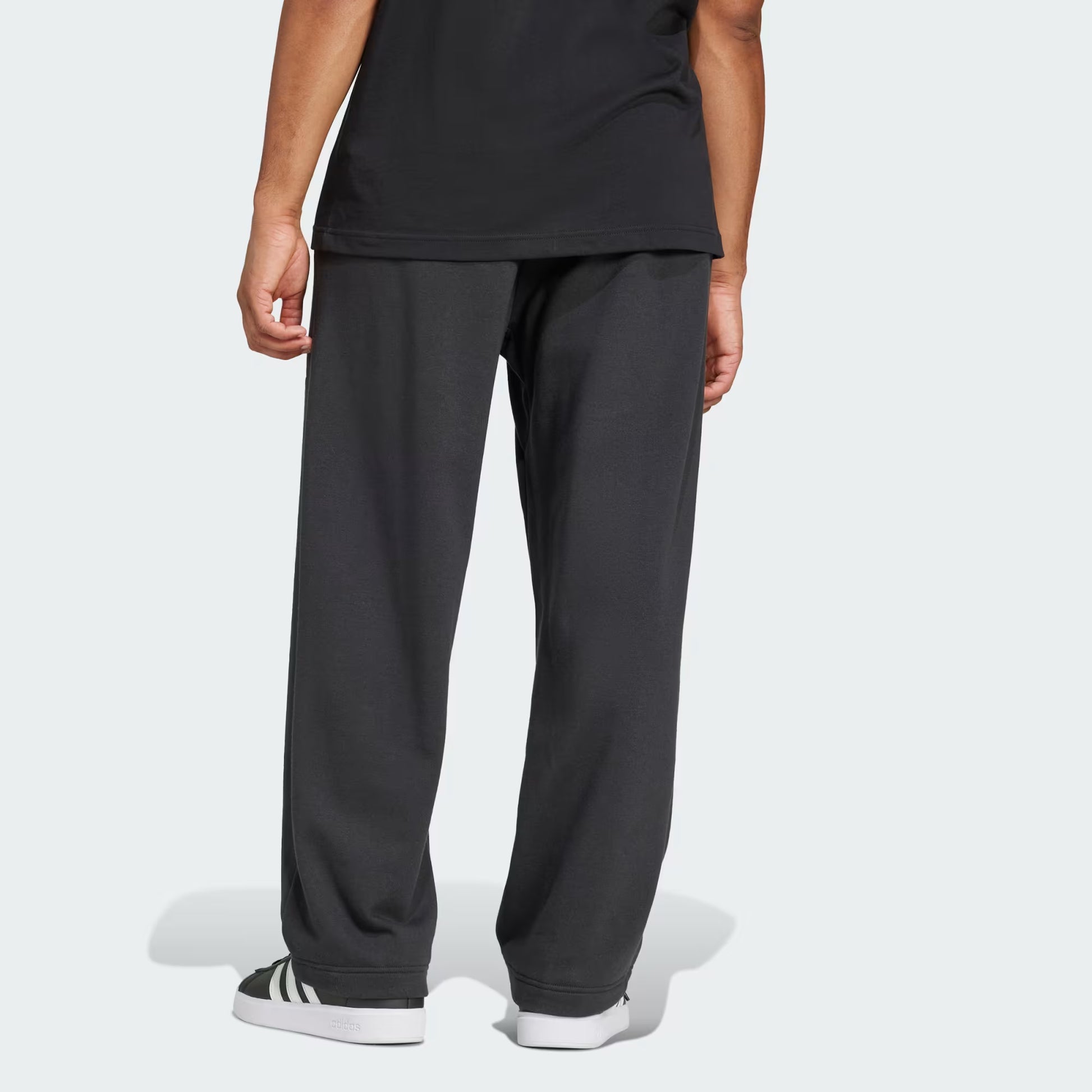 Essentials Wide Leg 3 Bar Logo Pants
