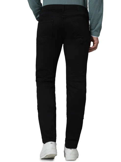 Celio* Cotton Slim Fit Black Jean