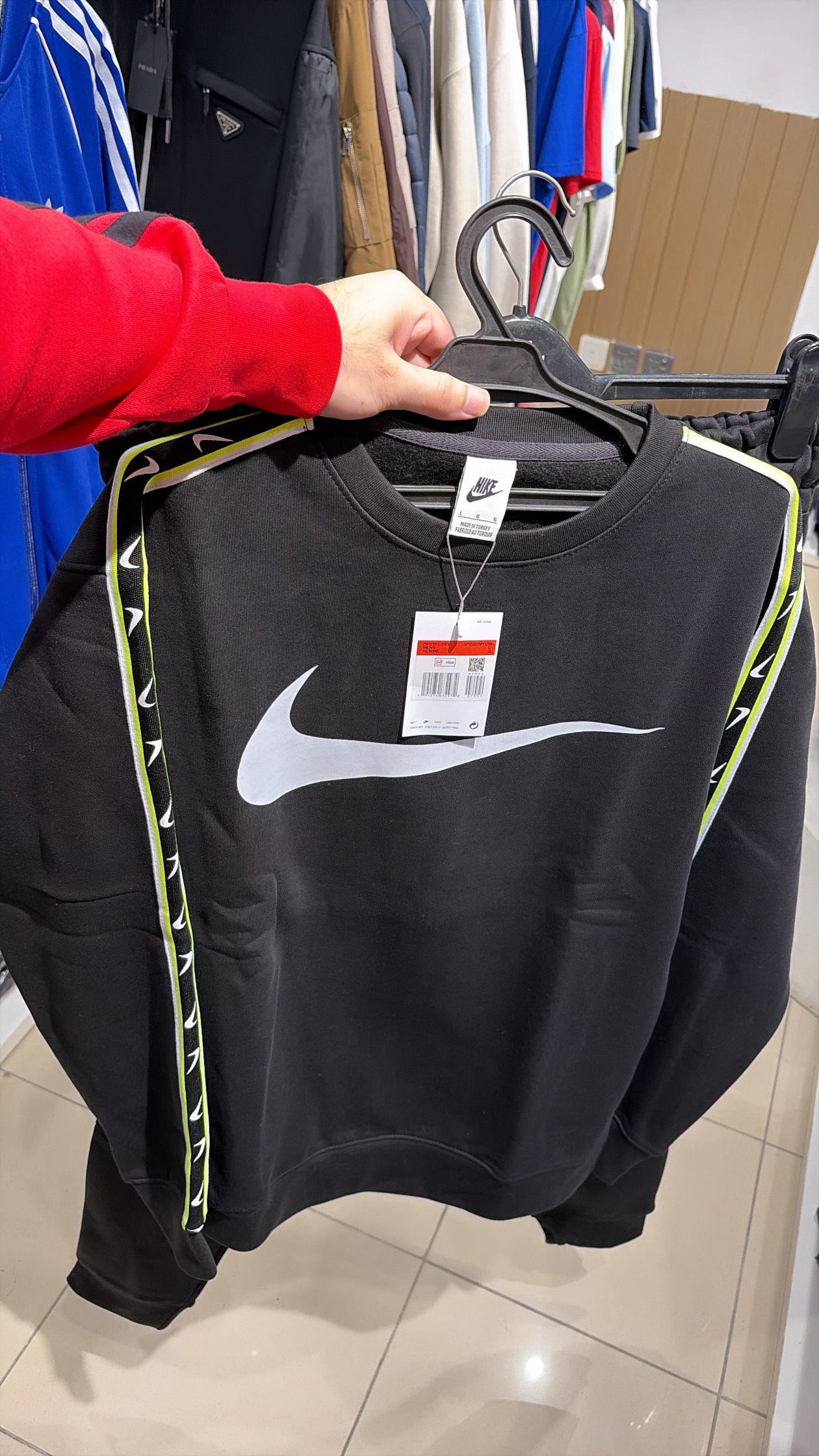 Nike swoosh tracksuit