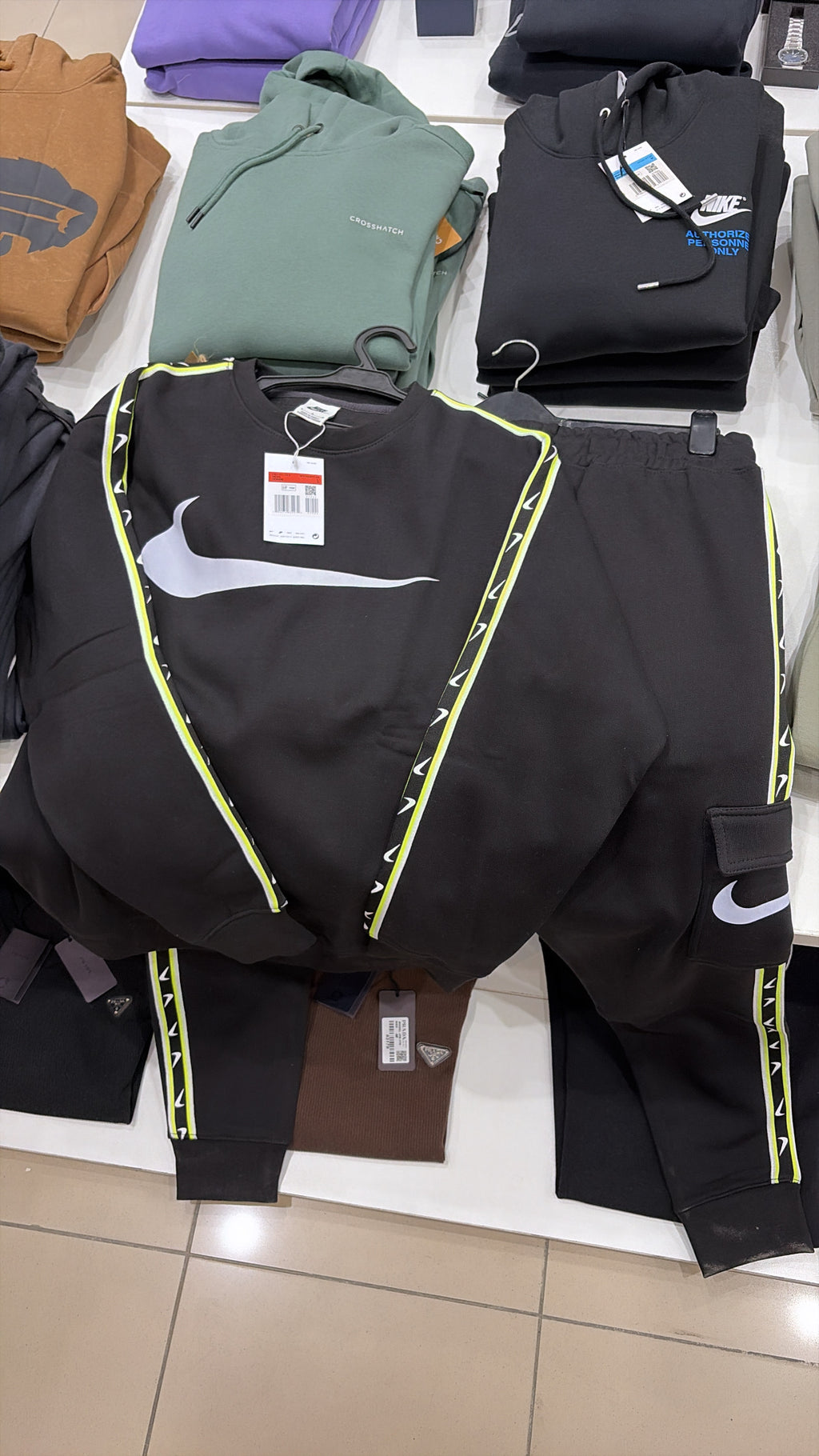Nike swoosh tracksuit