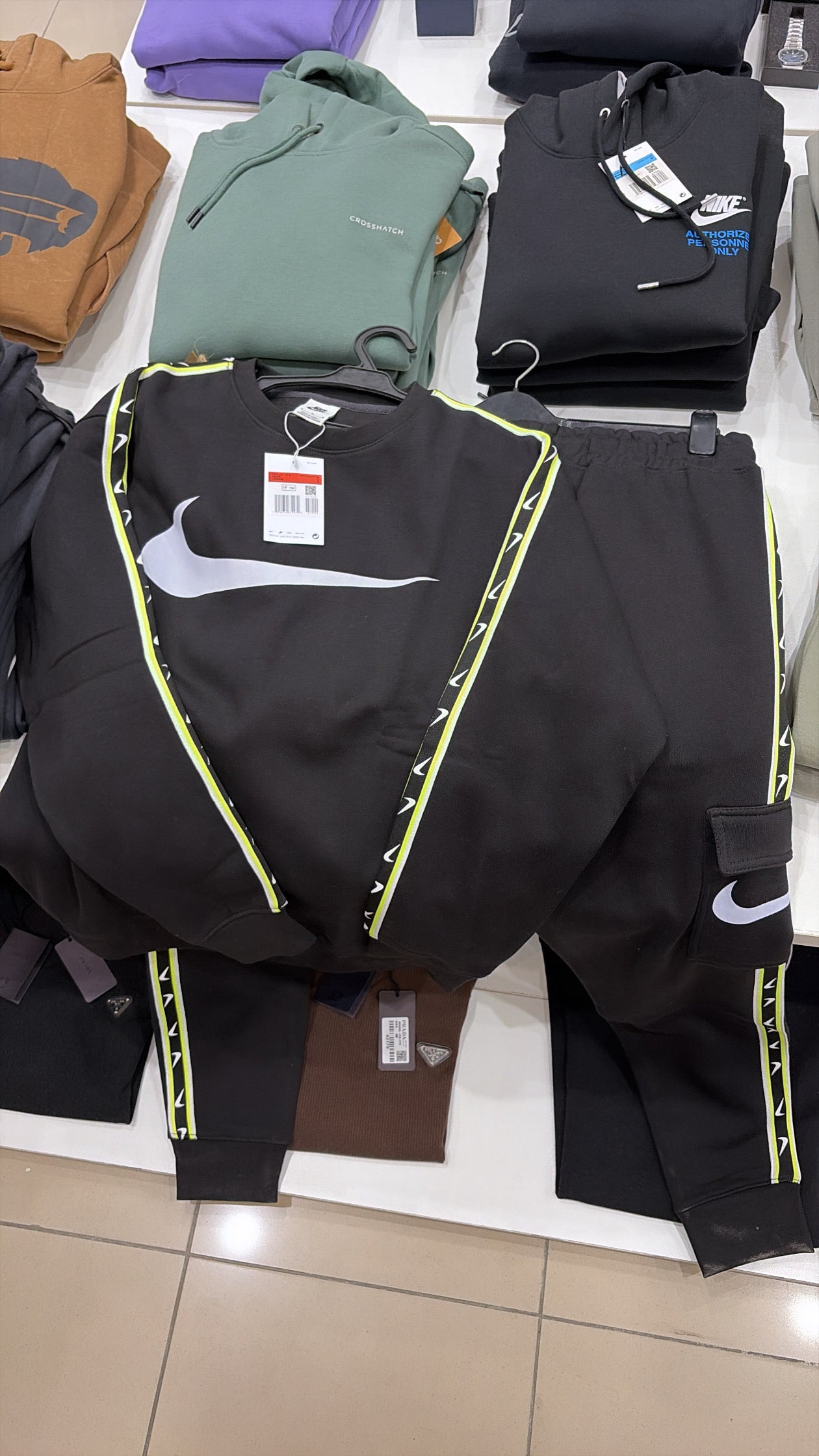 Nike swoosh tracksuit