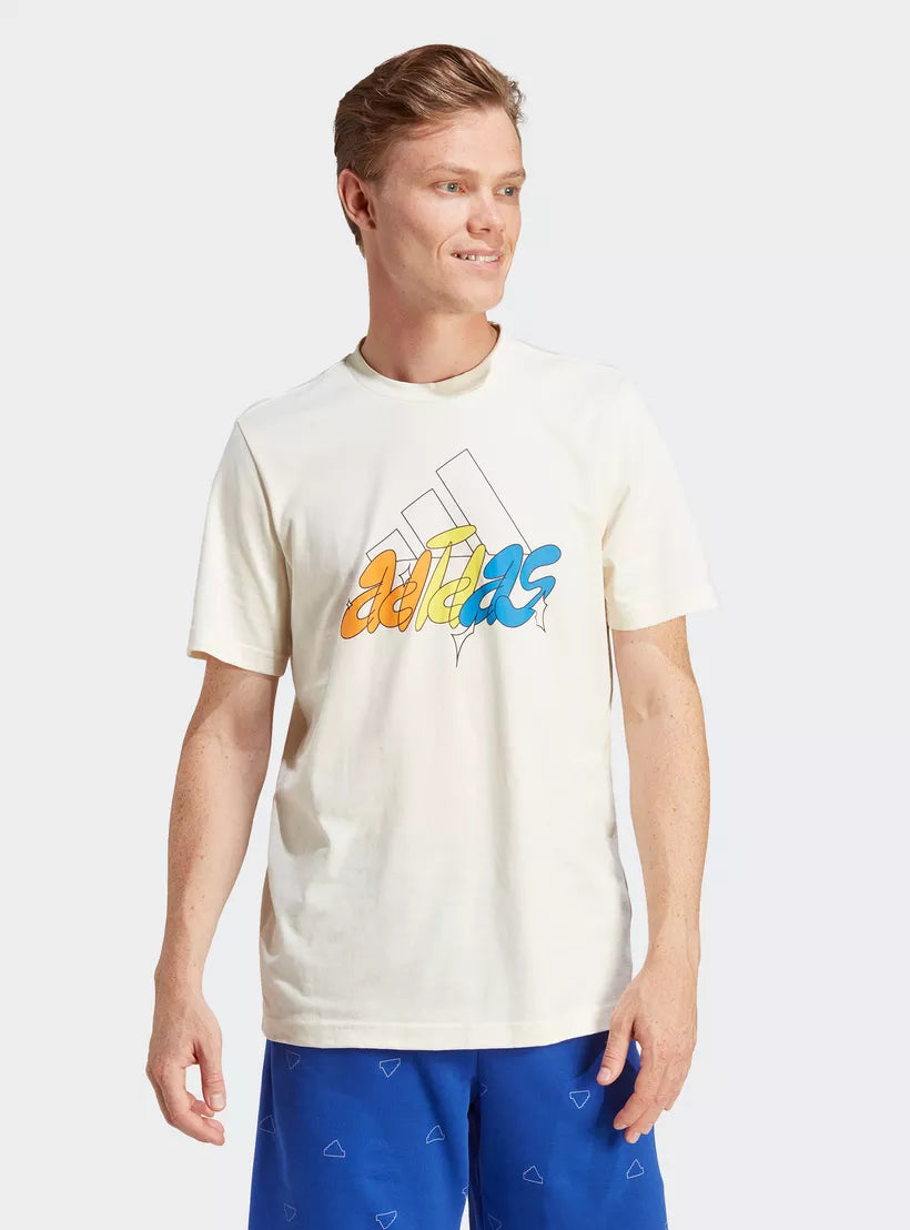 adidas Men's Illustrated Badge Graphic T-Shirt