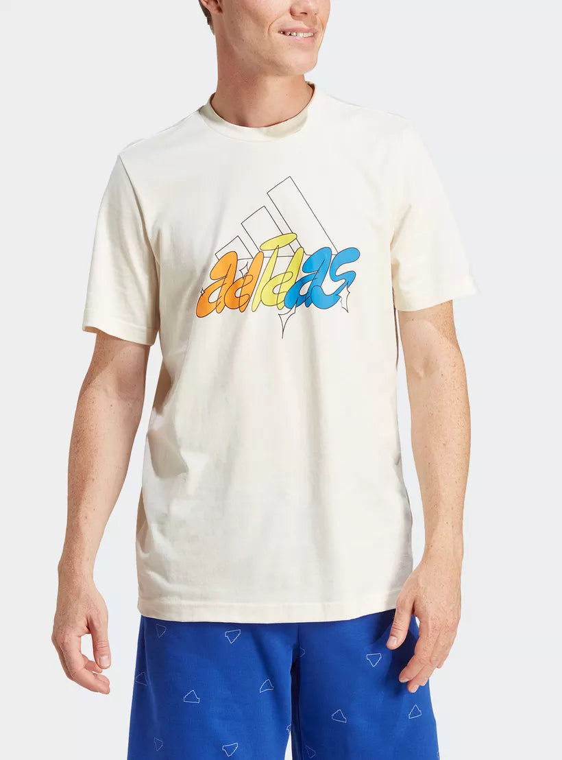 adidas Men's Illustrated Badge Graphic T-Shirt