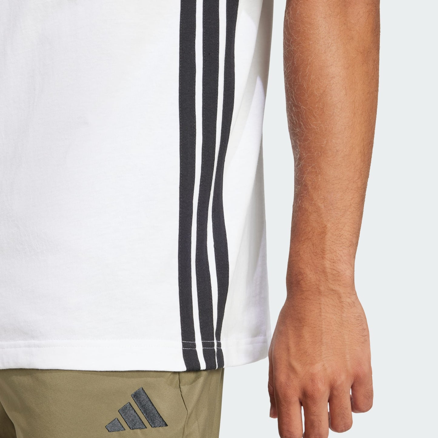 Essentials 3-Stripes Single Jersey Tee