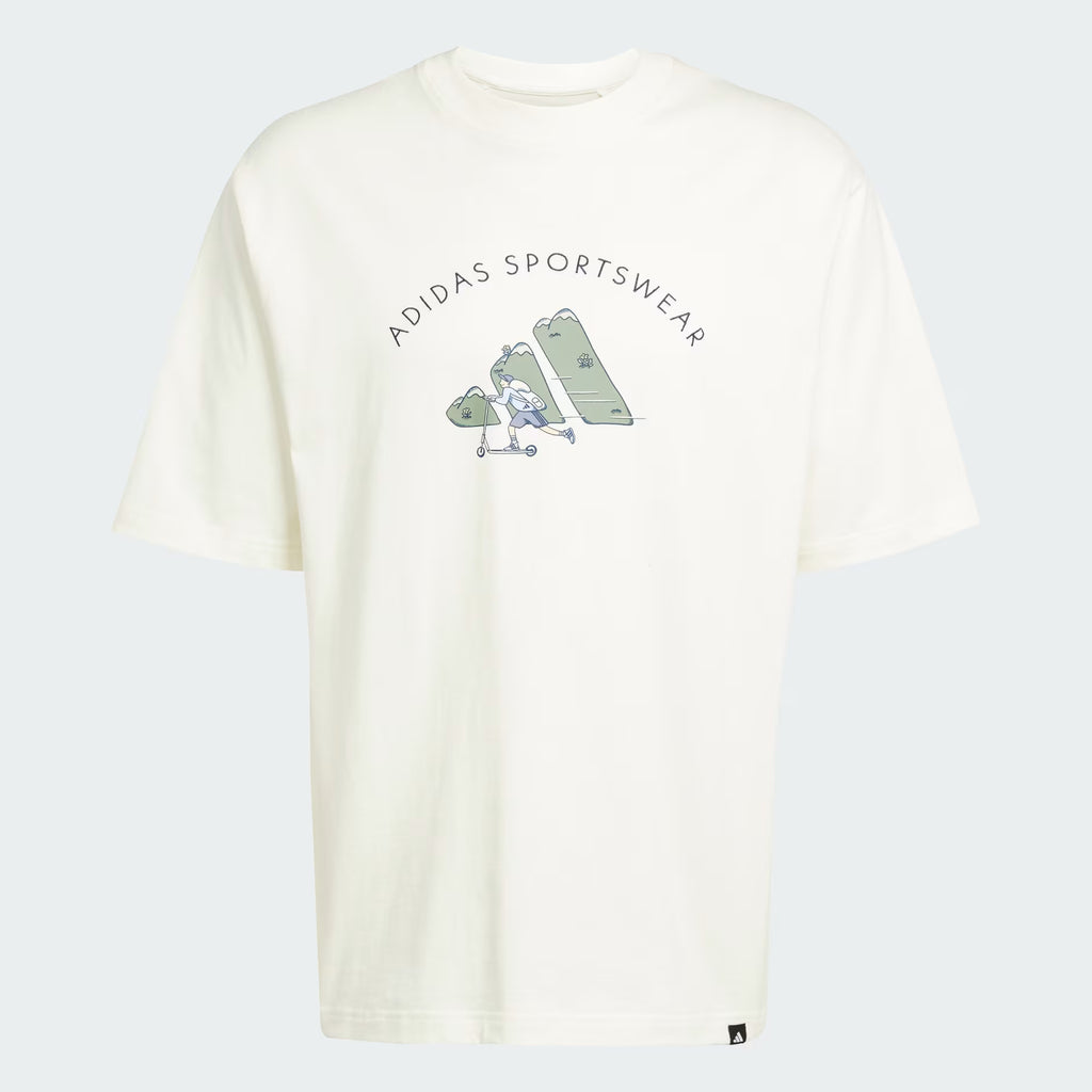 Codes Doodle Scooter Graphic Tee