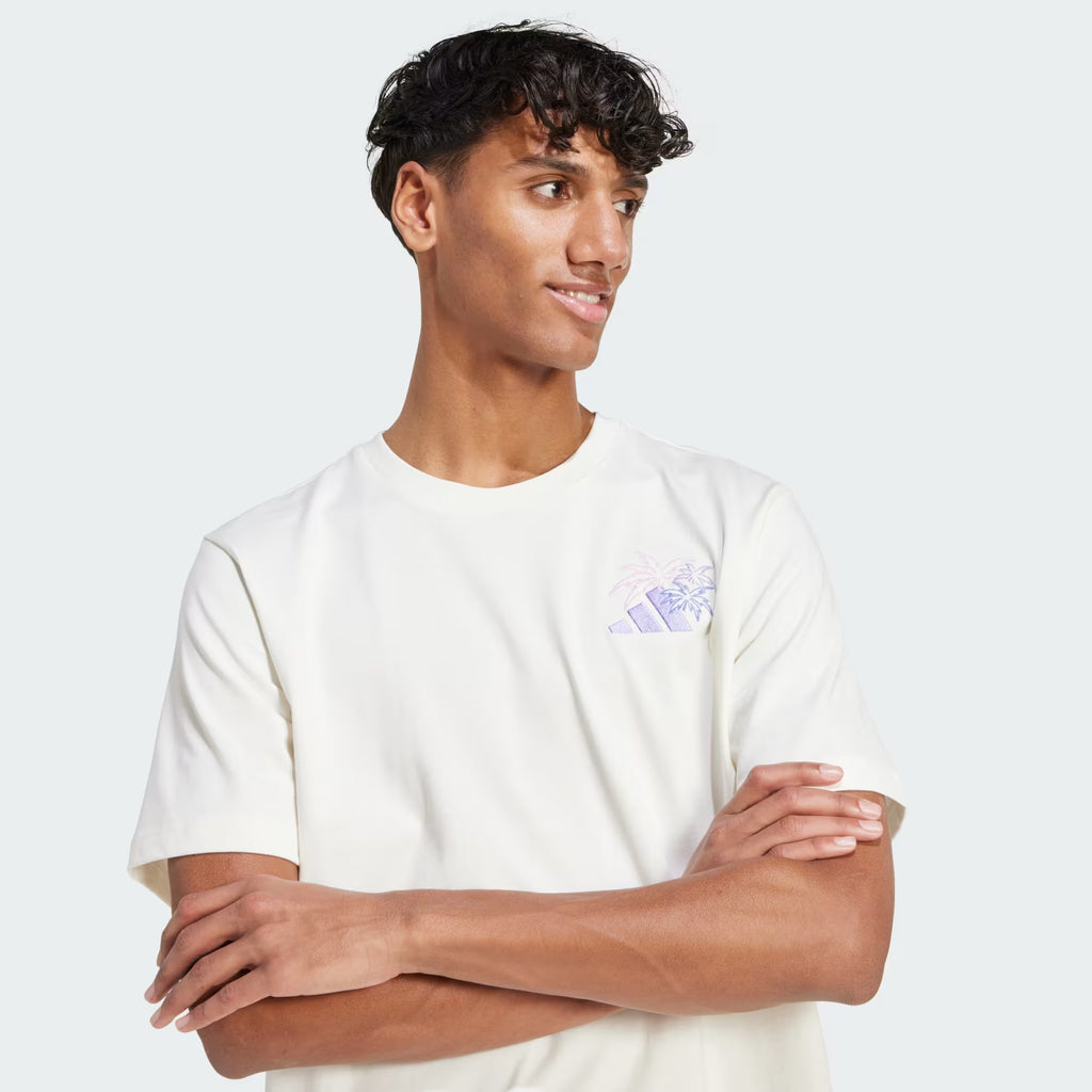 Lounge Pastel Embroidery Graphic Tee