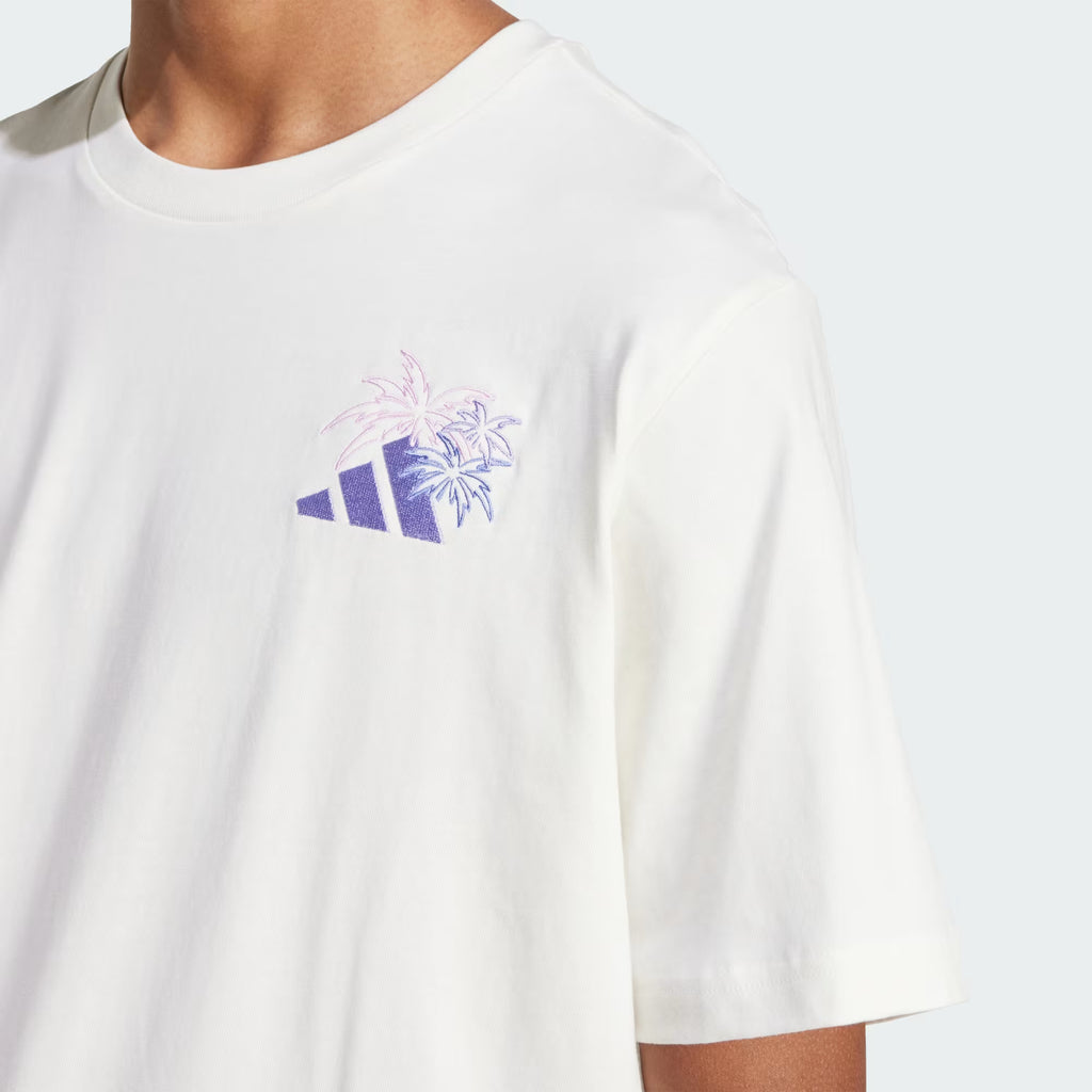 Lounge Pastel Embroidery Graphic Tee